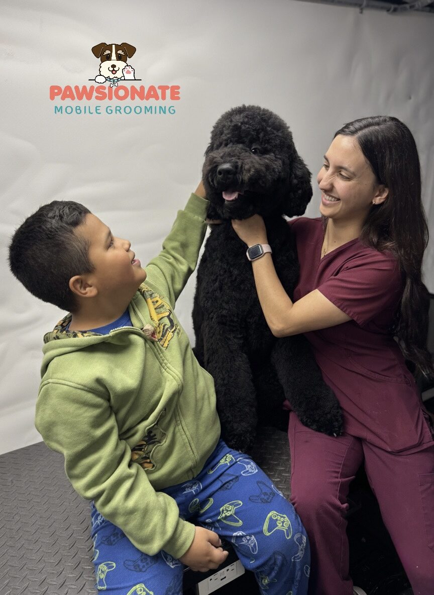 Our team — one-on-one care in your driveway — Pawsionate Mobile Grooming Rockwall TX